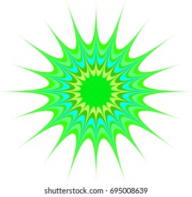 abstract colorful shape