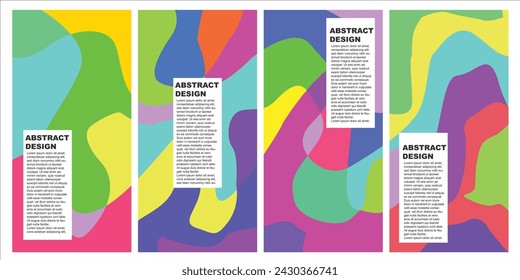 Fondo abstracto de la forma colorida para el profesional