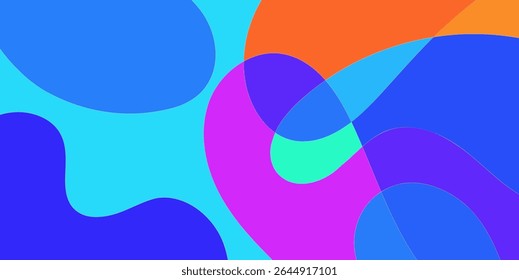 Abstract Colorful Shape Composition (2)