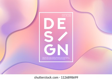 Abstract Colorful Shape and Fluid Colors Background For Poster Design. Wide Geometric Background. Simple Shapes. Frame For Text Modern Art graphics. Design Business Cards, Invitations, Gift Cards.