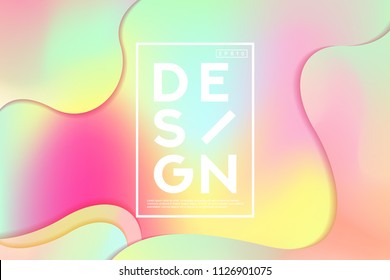 Abstract Colorful Shape and Fluid Colors Background For Poster Design. Wide Geometric Background. Simple Shapes. Frame For Text Modern Art graphics. Design Business Cards, Invitations, Gift Cards.