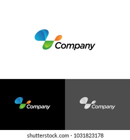Abstract Colorful Shape Logo Sign Symbol Icon