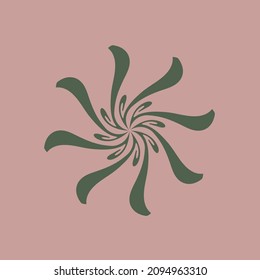 Abstract colorful shape. Vector illustration. 