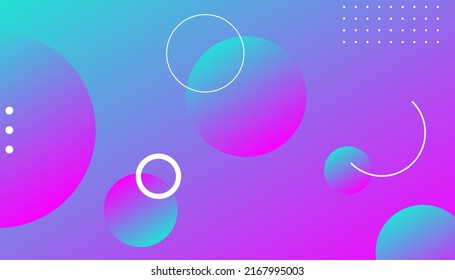 Abstract colorful shapes background. Circle Creative Wallpaper. Minimal fluid background for posters, placards, brochures, banners, web pages, headers, covers, and other. Eps10 vector background