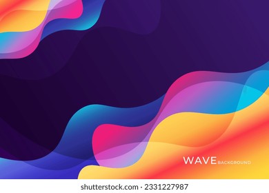 Abstract colorful shapes background design