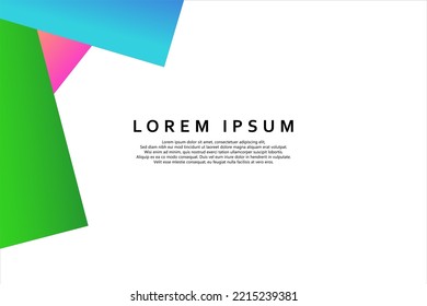 Abstract colorful shapes background. Vector illustration.