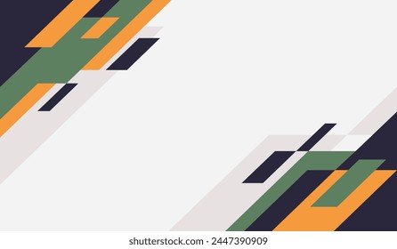 Abstract colorful shapes background vector design