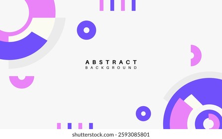 Abstract colorful shapes background vector design