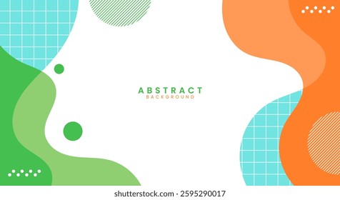 Abstract colorful shapes background vector