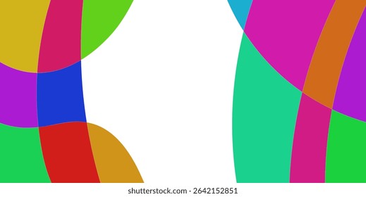 Abstract colorful shapes design (1)