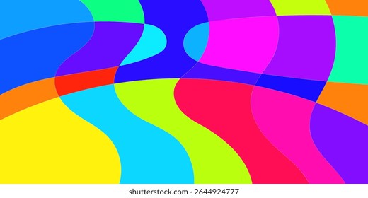 Fundo de design de formas coloridas abstratas