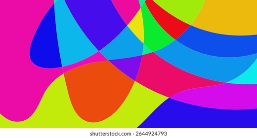 Fundo de design de formas coloridas abstratas