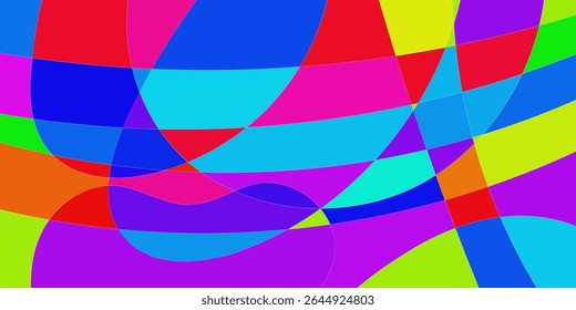 Fundo de design de formas coloridas abstratas