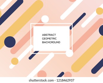 Abstract colorful shapes geometric pattern background.