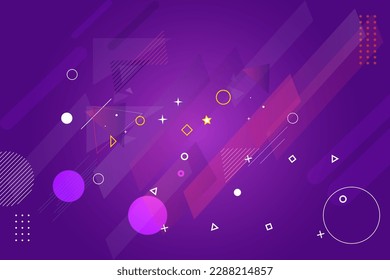 Resumen de formas coloridas gradiente fondo abstracto
