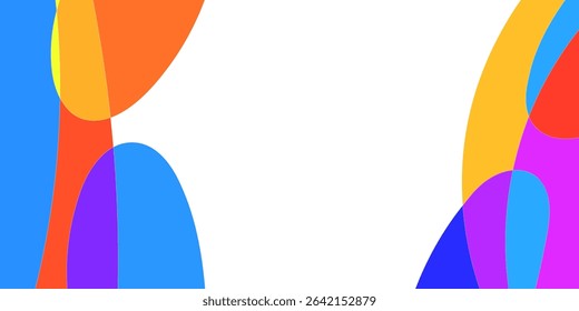 Abstract colorful shapes overlapping (6)