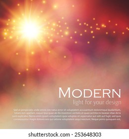 Abstract colorful shining flash banner. Vector illustration