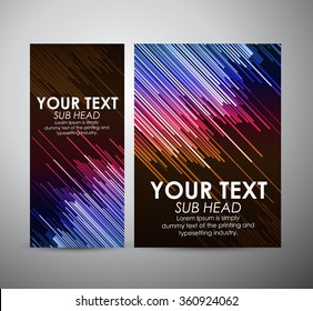 Abstract colorful shining line pattern. Graphic resources design template. Vector illustration