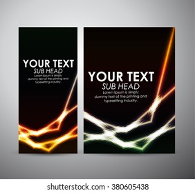 Abstract colorful shining line pattern. Graphics resources design template. Vector illustration