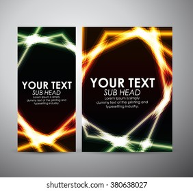 Abstract colorful shining line pattern. Graphics resources design template. Vector illustration