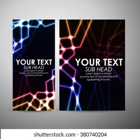Abstract colorful shining line pattern. Graphics resources design template. Vector illustration