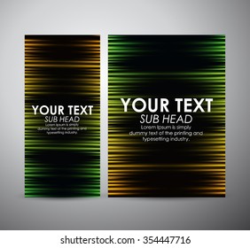 Abstract colorful shining pattern. Brochure business design template or roll up. Vector illustration