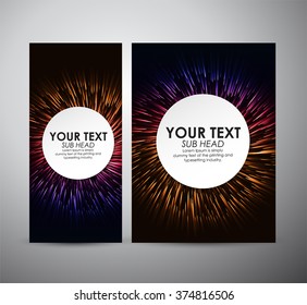 Abstract colorful shining  pattern. Graphics resources design template. Vector illustration