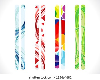 abstract colorful skies template vector illustration
