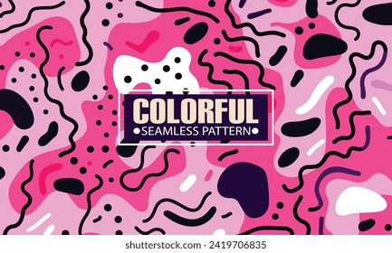 abstract colorful skull and bones pattern background template for banner , wallpaper, tablecloth, holiday , textile , fashion clothes isolated vector design