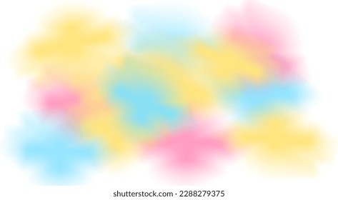 abstract colorful smoke background with bokeh