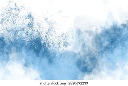 Abstract colorful smoke or cloud texture with bright light source in upper left corner creating atmospheric and moody abstract background with intricate patterns.