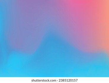 Resumen del fondo de la borrosidad suave colorida, plantilla de ilustración vectorial de gradiente azul y naranja para sitio web, banner, fondo, afiche.