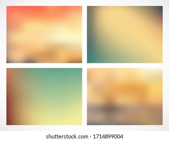 Abstract colorful smooth blurred vector background for design.