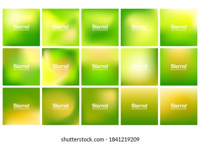 Abstract colorful smooth blurred vector backgrounds 