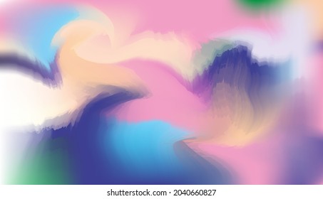 Resumen del fondo vectorial liso y colorido para el diseño.