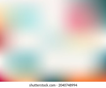 Abstract colorful smooth blurred vector background for design.
