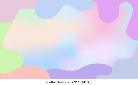 Resumen del fondo vectorial liso y colorido para el diseño.