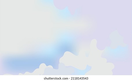 Abstract colorful smooth blurred vector background for design.
