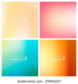 Gráficos vectoriales lisos y de color abstracto para el diseño