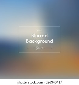 Abstract colorful smooth blurred vector background. Vector illustration of soft colored abstract background. 