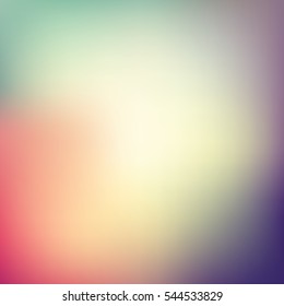 Abstract colorful smooth blurred vector background for design.