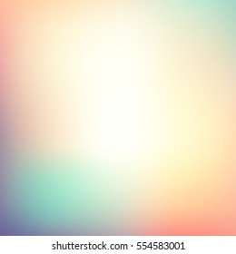 Abstract colorful smooth blurred vector background for design.
