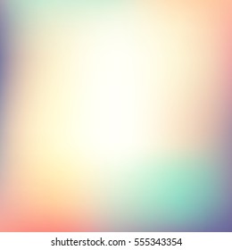 Abstract colorful smooth blurred vector background for design.