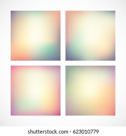 Abstract colorful smooth blurred vector background for design.