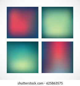 Abstract colorful smooth blurred vector background for design.