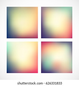 Abstract colorful smooth blurred vector background for design.