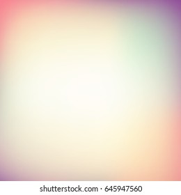 Abstract colorful smooth blurred vector background for design.
