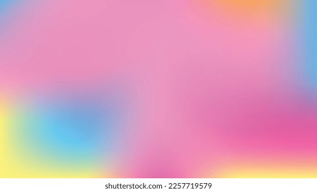 Resumen color de fondo de malla de gradiente liso y liso en colores pastel