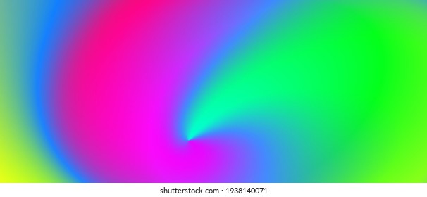 Abstract colorful smooth gradient background. Modern minimal rainbow background. Soft colors holographic design.