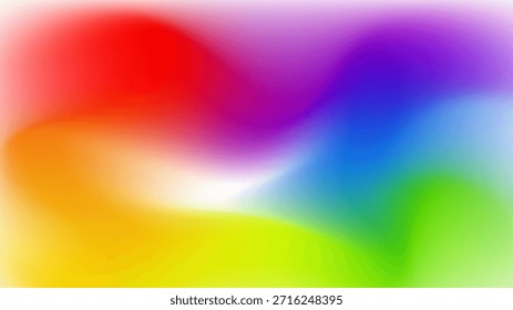 Abstract Colorful Smooth Gradient Background with Flowing Shapes, Mesh Background 